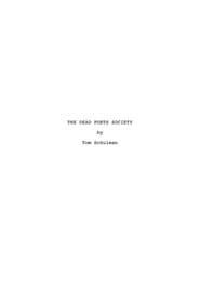 Dead Poets: A Look Back